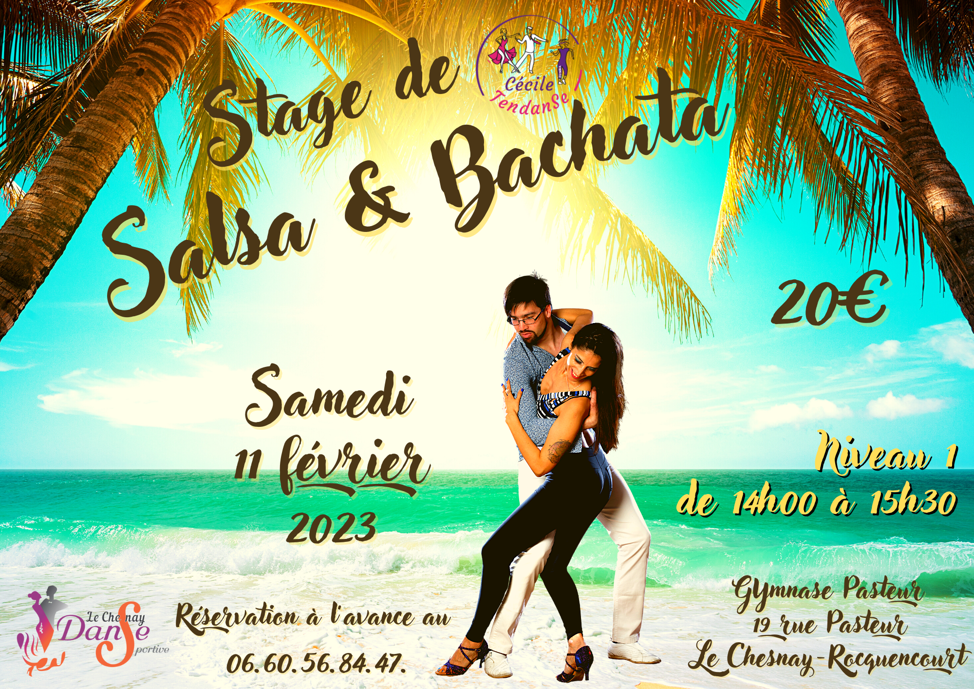 You are currently viewing SALSA & BACHATA DÉBUTANTS – 11 FÉVRIER 2023