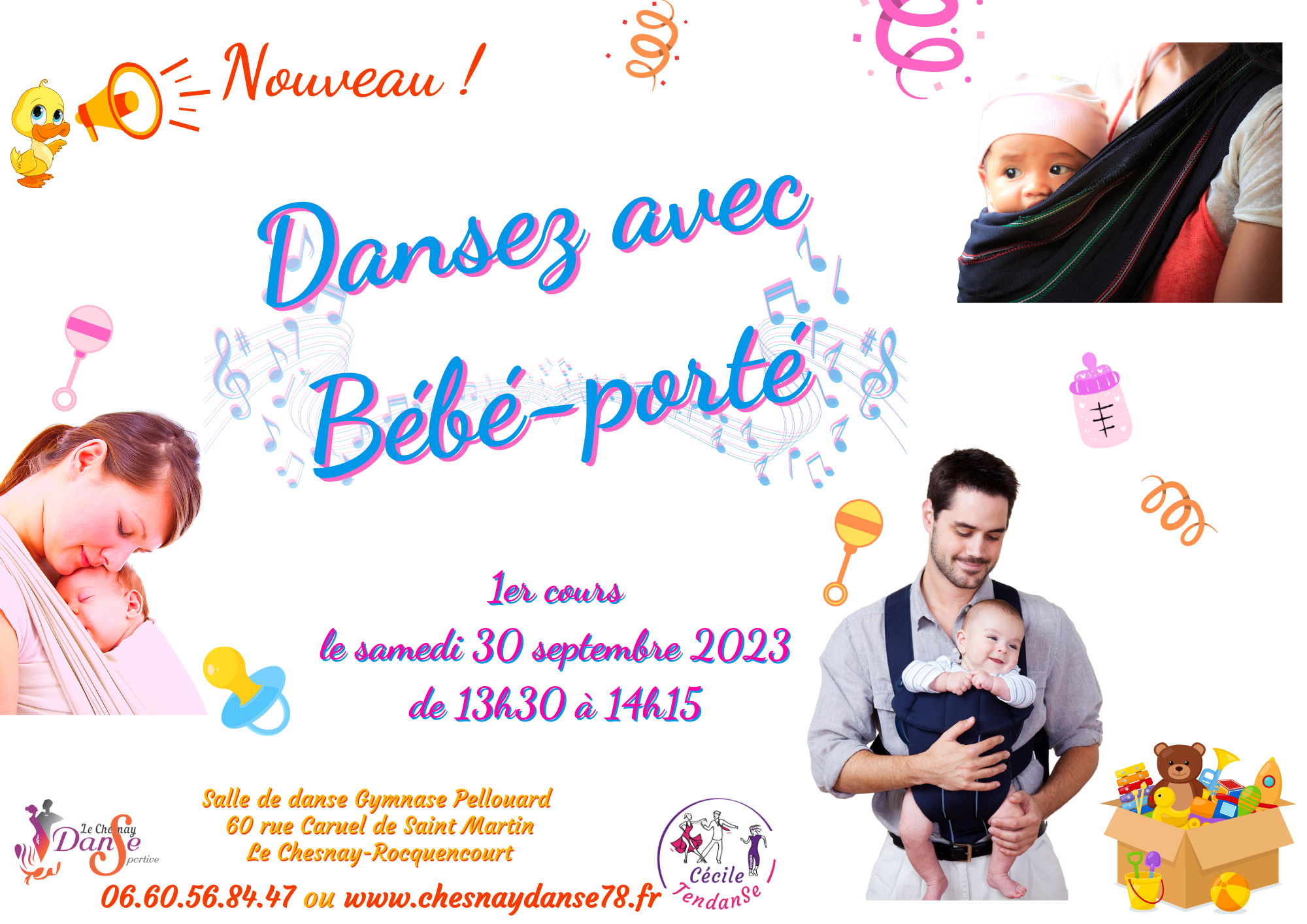 You are currently viewing Bébé Porté Premier cours 30/09/2023