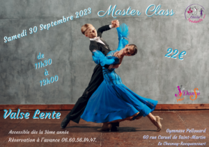 Master class Valse Lente – 30 sept 2023