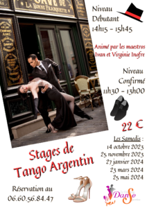 Tango Argentin – Récapitulatif 2023 – 2024