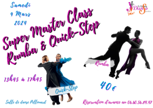 Super master class Rumba et Quick-Step 2023 – 2024