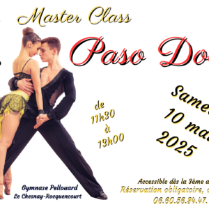 Master Class de Paso Doble le 10 mai – 11h30 à 13h00