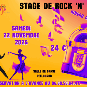 ROCK N’ROLL (Jive) – 22 novembre 2025 – 14h / 15h30