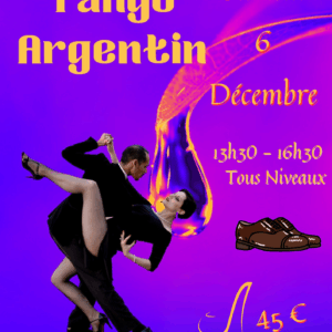 TANGO ARGENTIN – 6 Décembre 2025 – 13h30/16h30