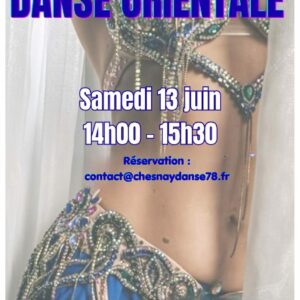 DANSE ORIENTALE – 13 JUIN 2026 – 14H