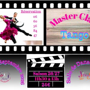 MASTER CLASS DE TANGO 26/09/2026 – 11H30
