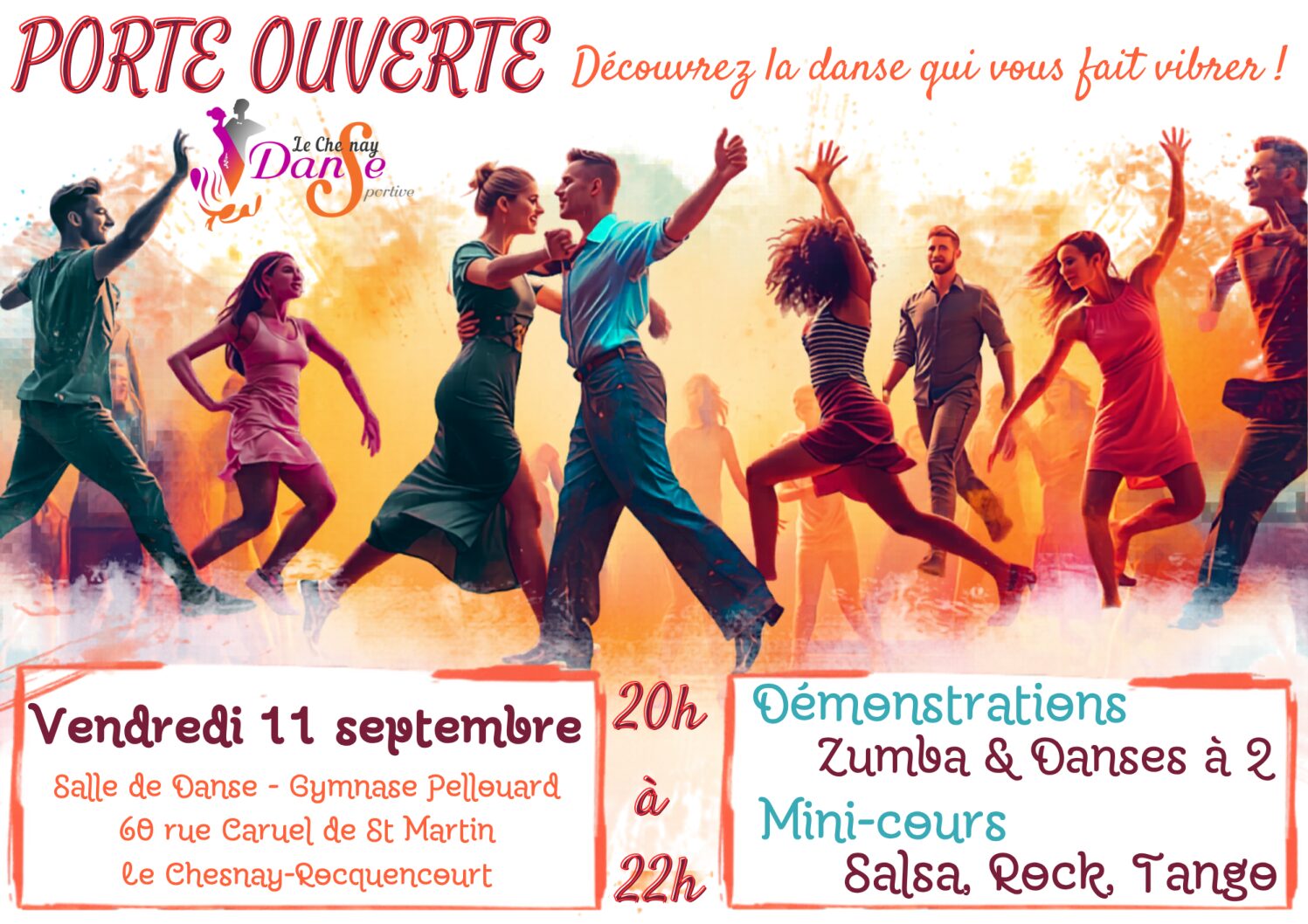 You are currently viewing PORTES OUVERTES VENDREDI 11/09 de 20H-22