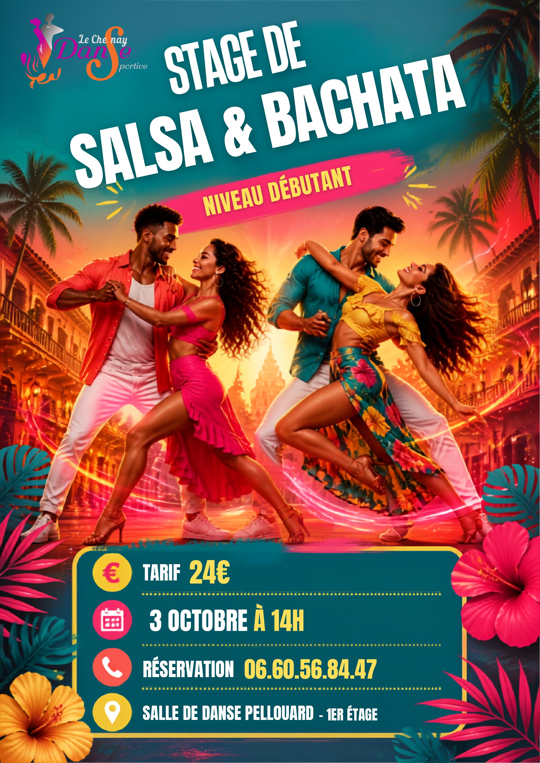 You are currently viewing SALSA & BACHATA DEBUTANTS – 3/10/26 – 11h30