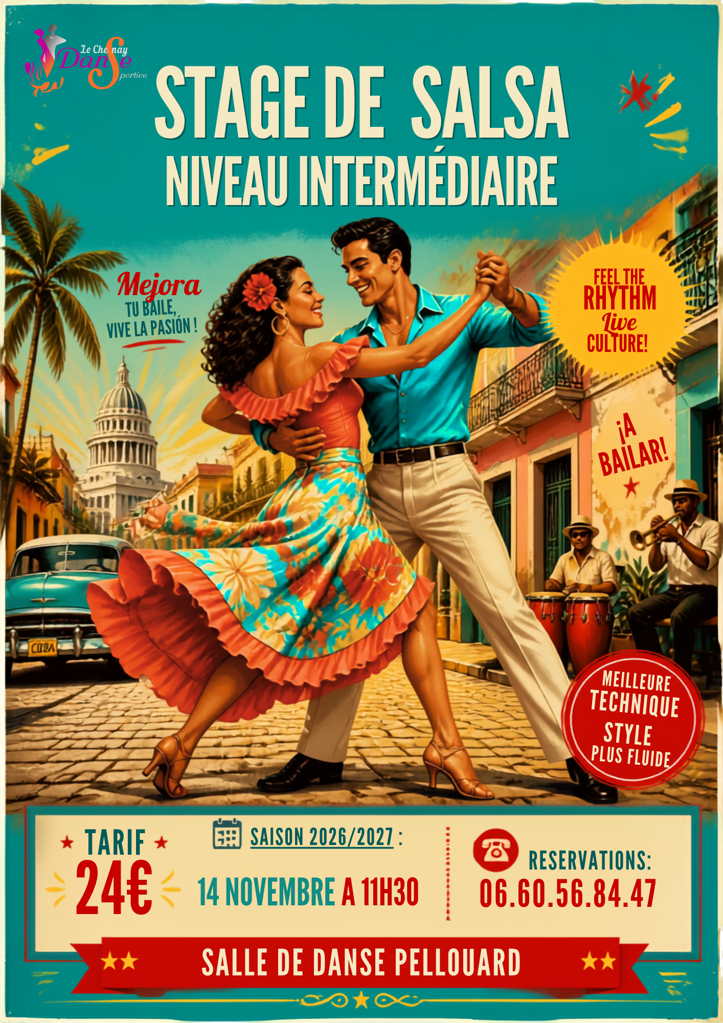 Vous consultez actuellement SALSA INTERMÉDIAIRE – 14 Nov. 2026 – 11h30